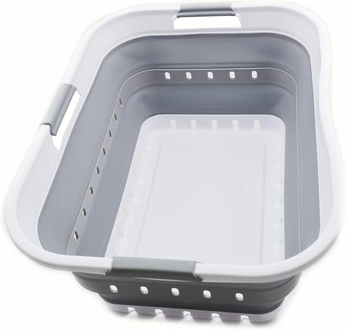 Collapsible laundry basket dorm