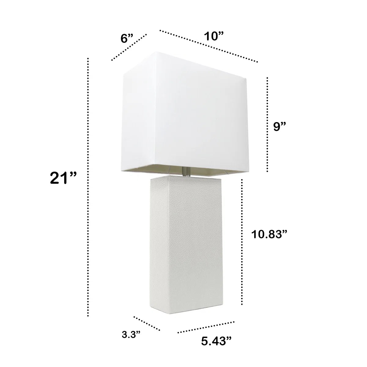Dorm contemporary lamp for nightstand