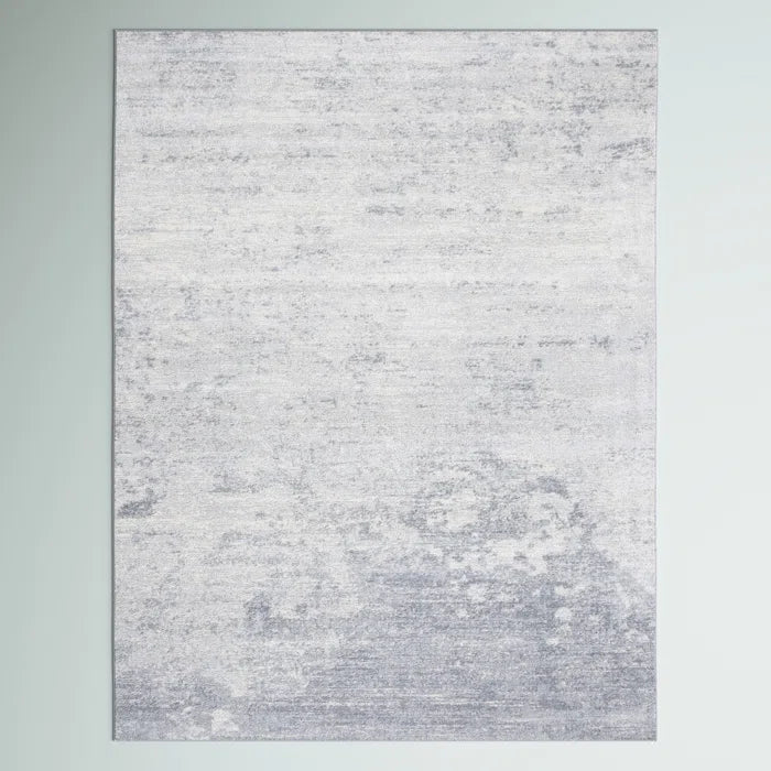 RUGS: Grey Ivory Abstract Area Rug