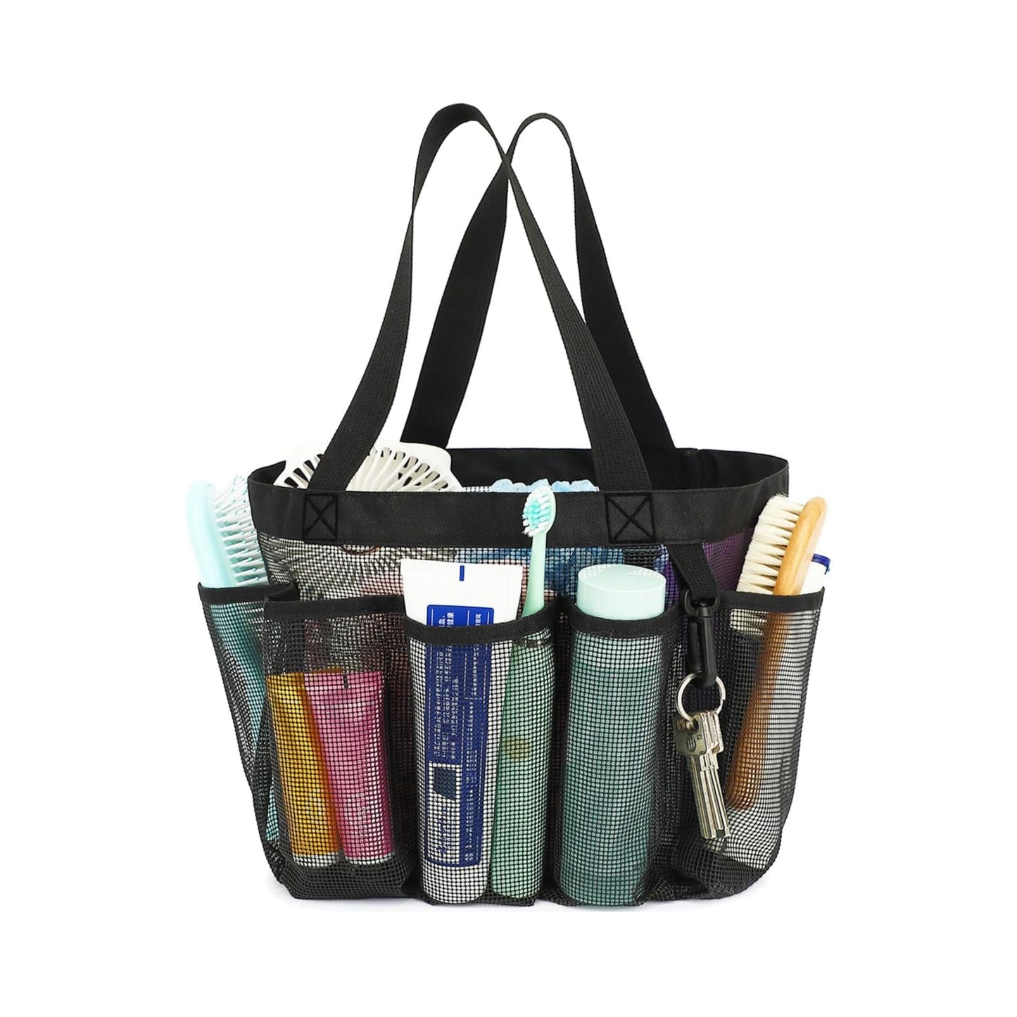 Dorm shower caddy with long handles