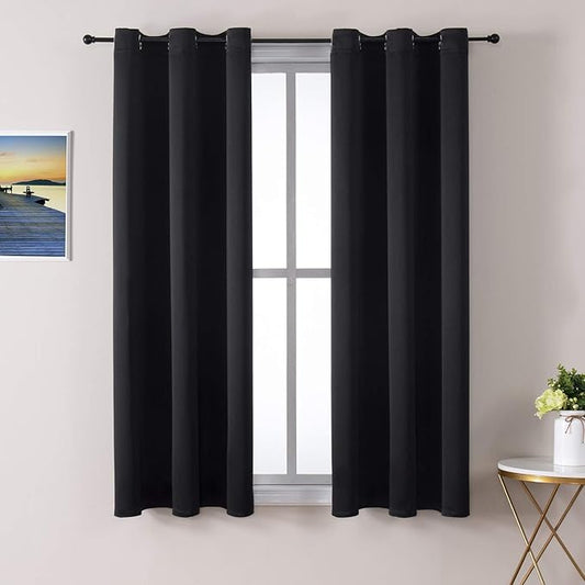 short dorm black out curtains 