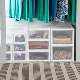 stackable dorm storage bins for below the bed or in the closet