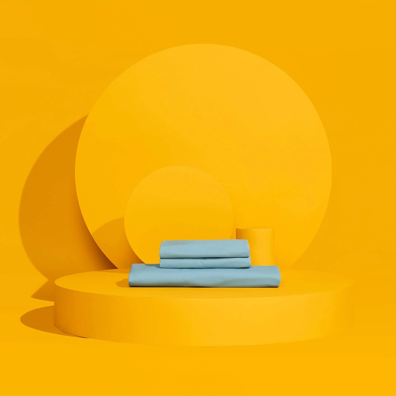 Twin XL artic blue cooling sheets by Slumber Cloud with NASA temperature-regulating technology — ideal for dorm beds