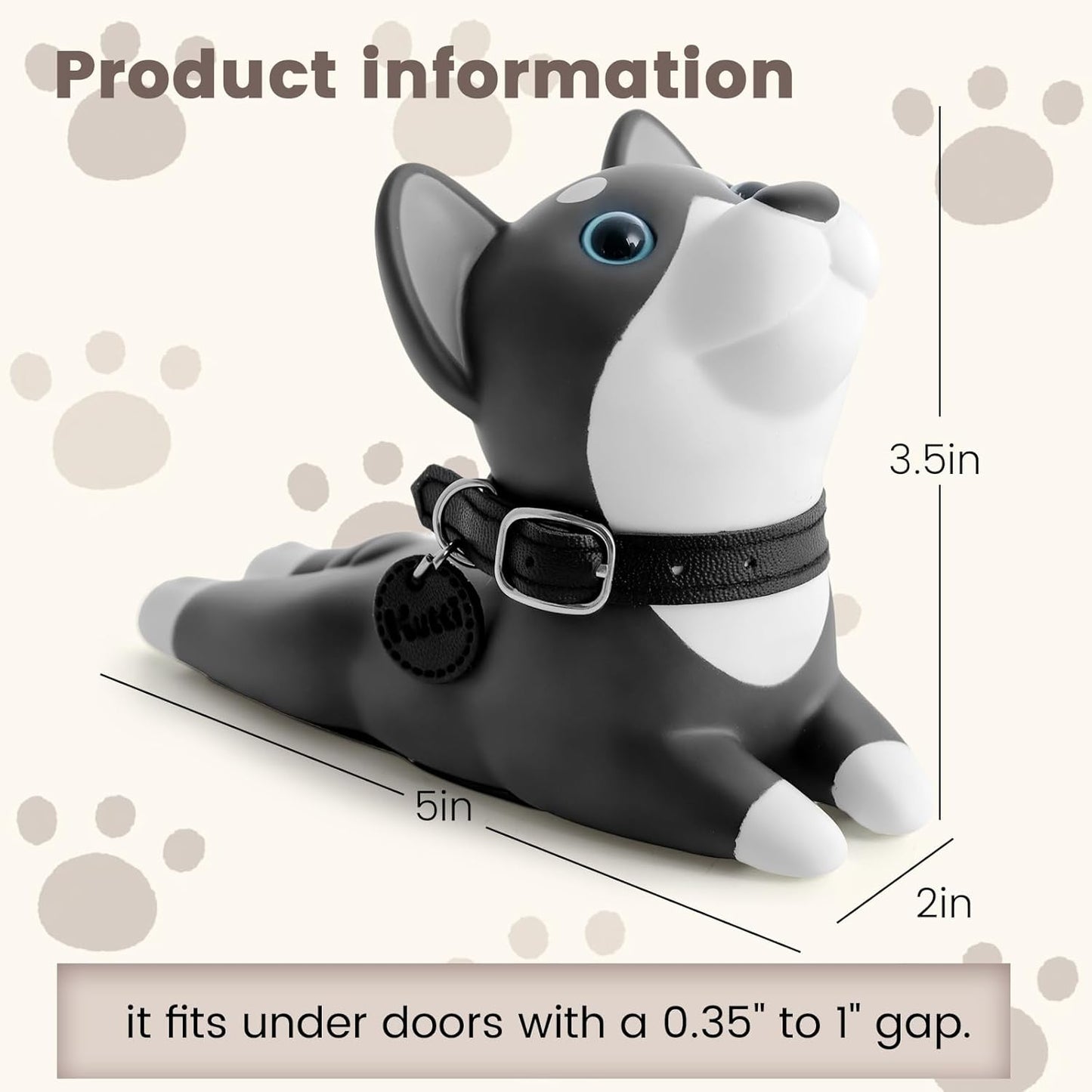 Dorm door stop dog