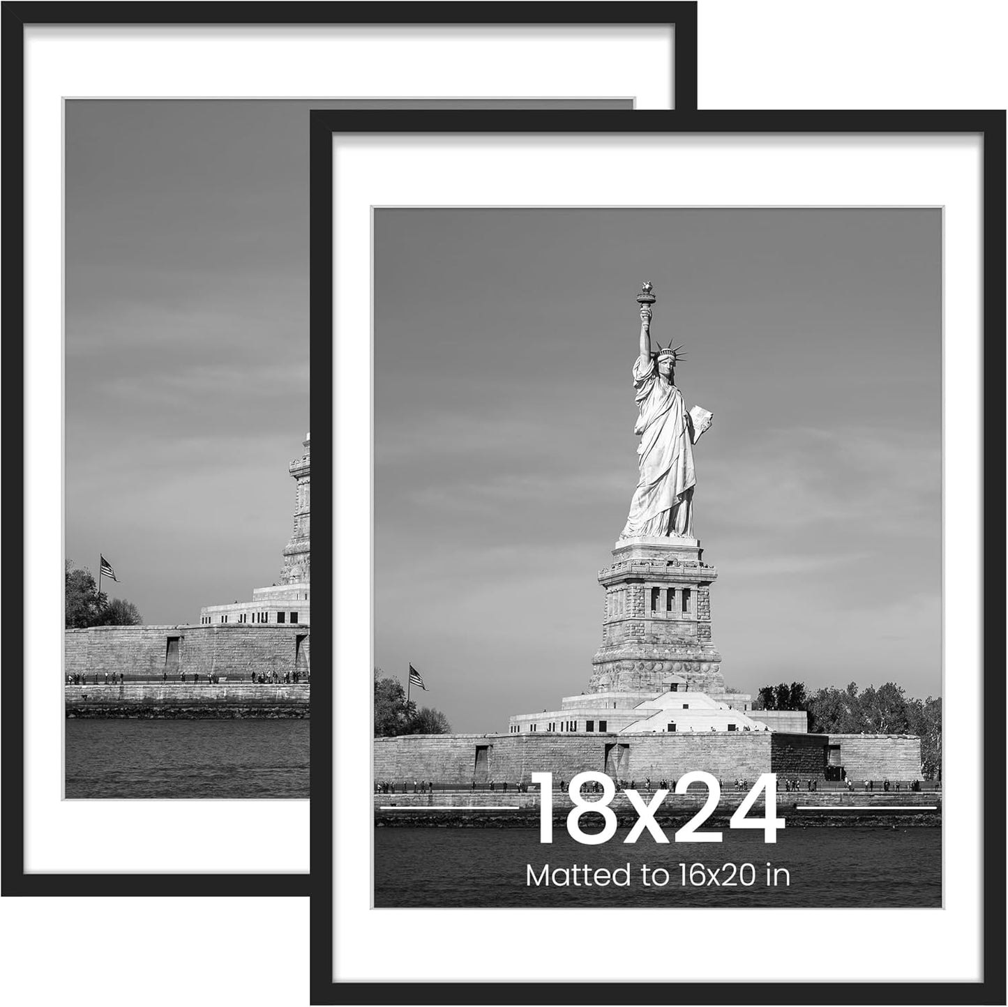 Set of frames for dorm 18x24 black