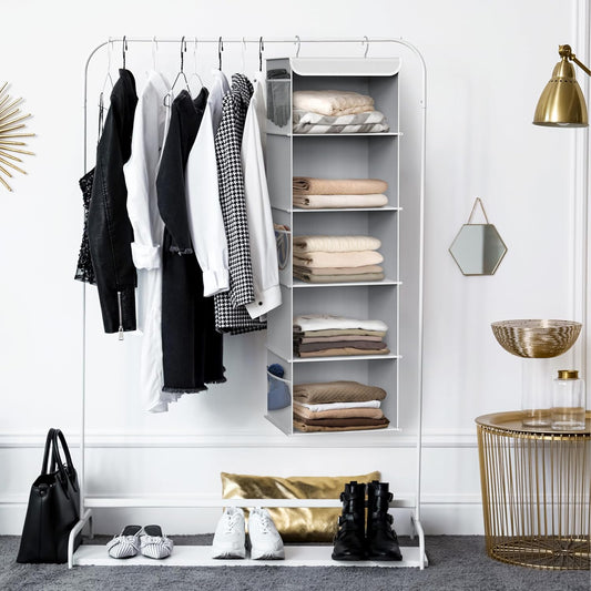 HANGING SHELVES: 5 Shelf Organizer