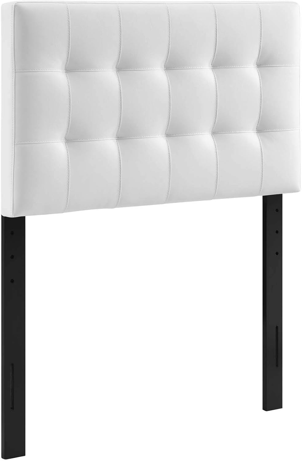 Dorm tufted headboard in white