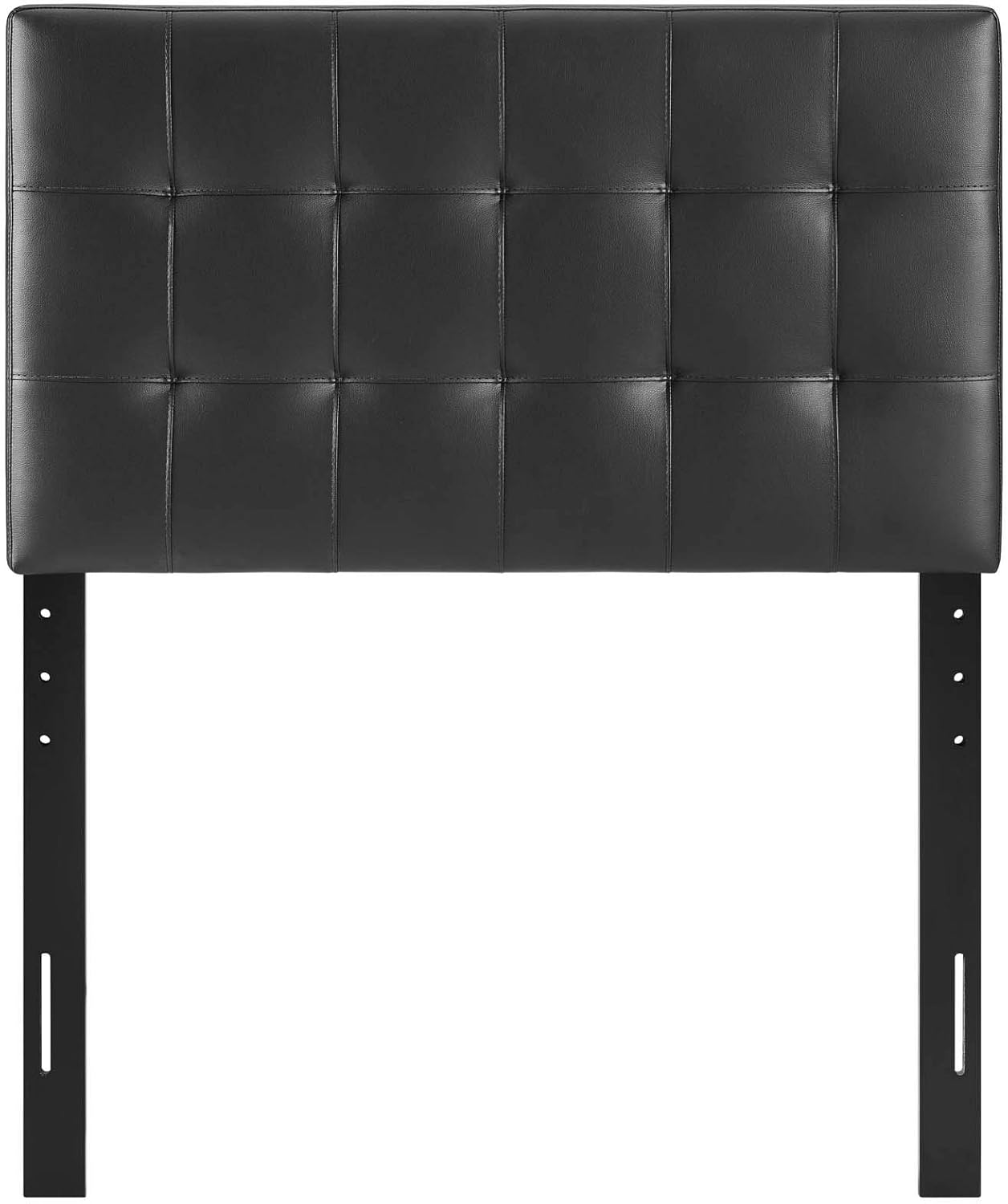 Dorm tufted headboard in black