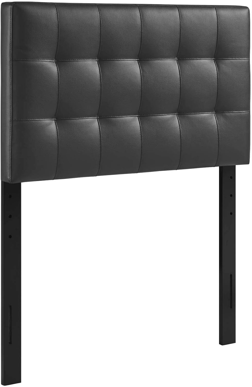 Dorm tufted black headboard