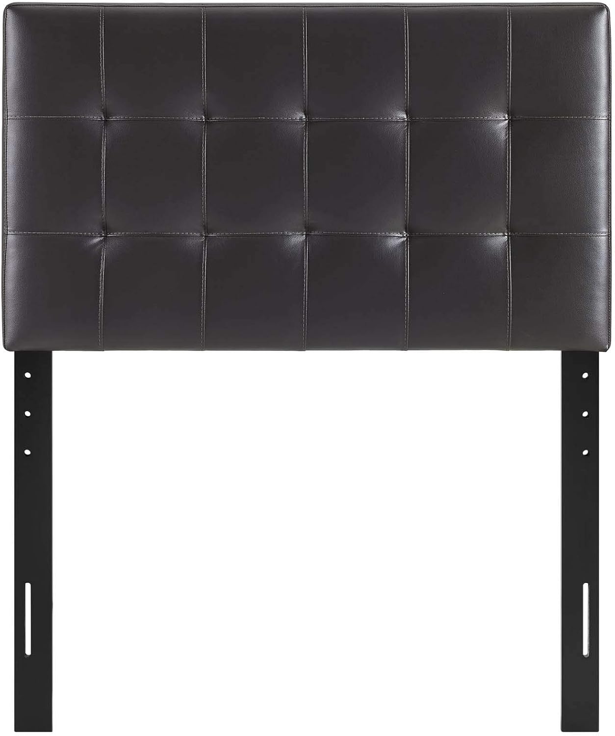 Dorm tufted brown headboard in brown