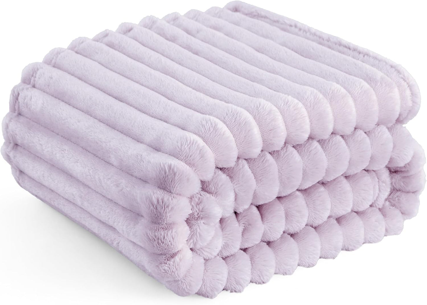 Dorm throw blanket lavender minky