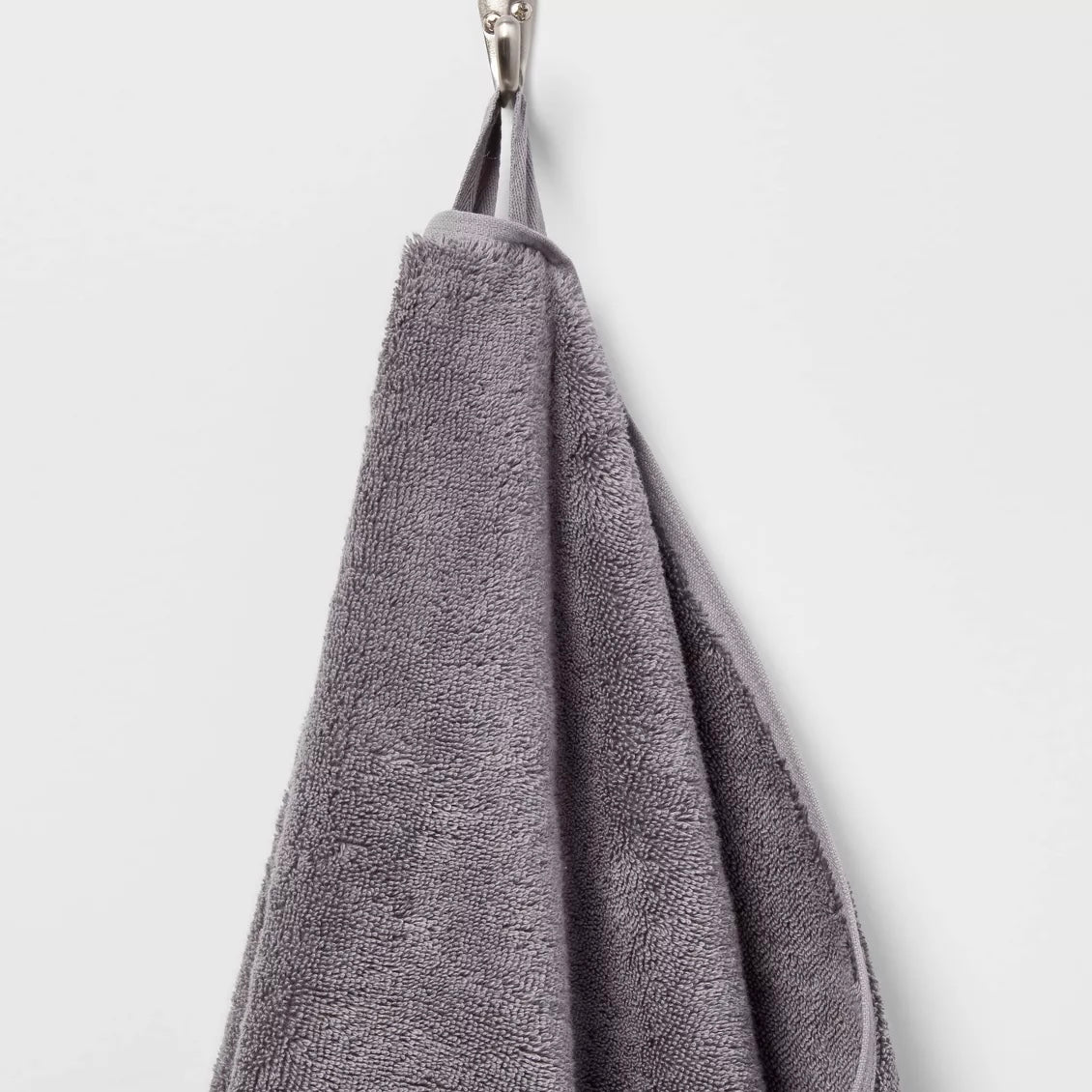towel with hanging loop for dorm