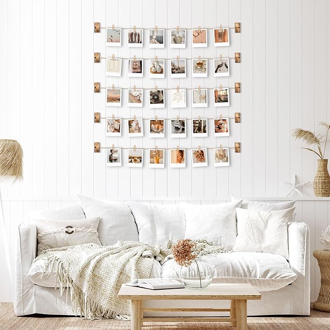 photo clips for wall decor in college