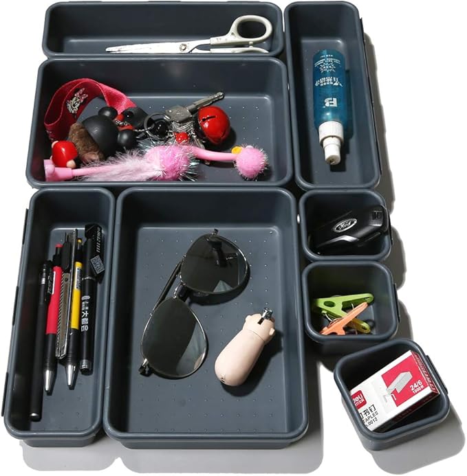 DRAWER ORGANIZER: 10 piece set