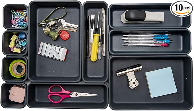 DRAWER ORGANIZER: 10 piece set