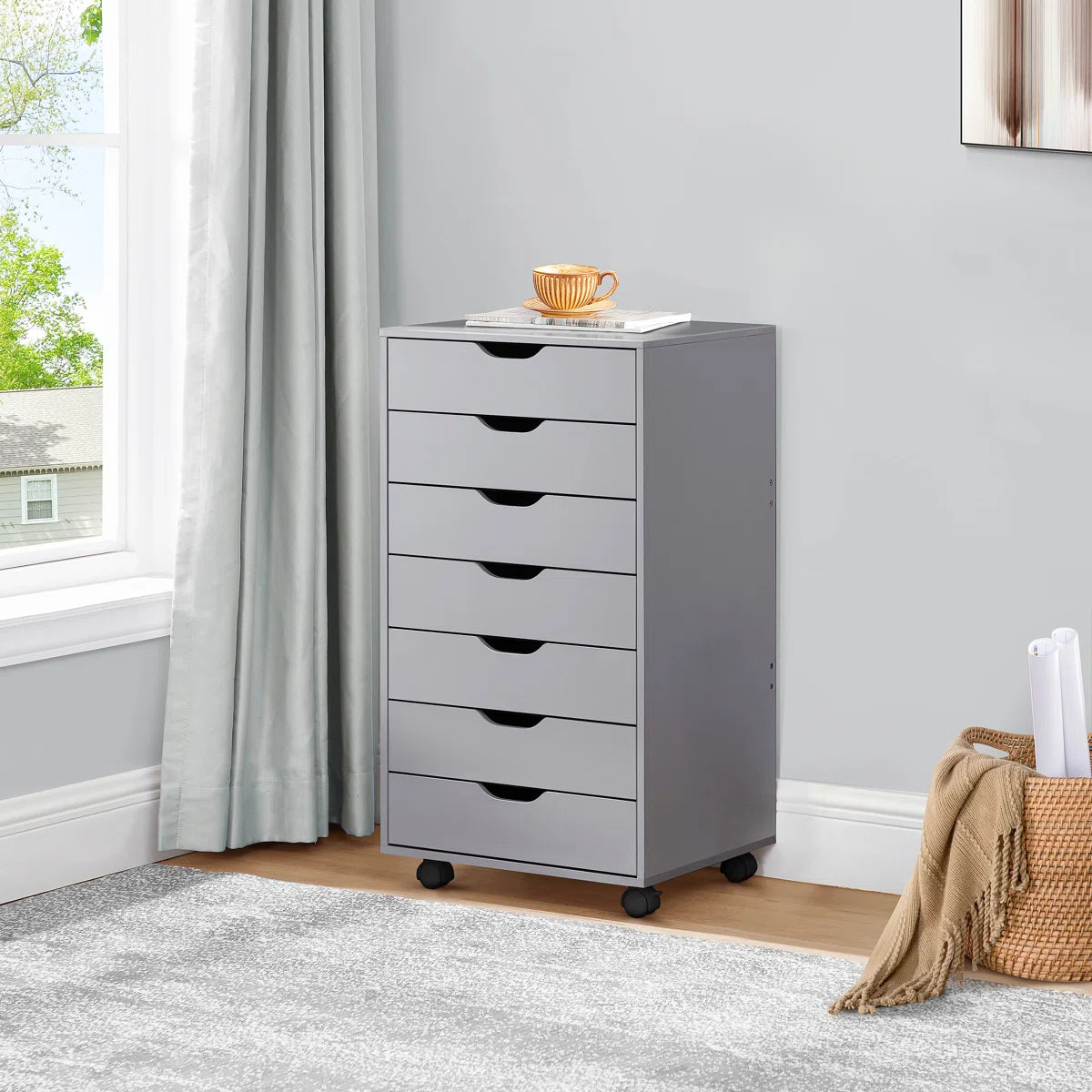 NIGHTSTAND: 7 Drawer