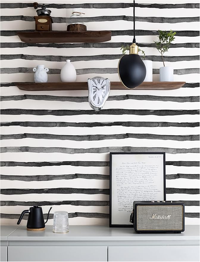 WALLPAPER: Peel and Stick Striped