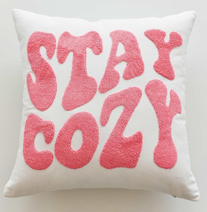 THROW PILLOW: Stay Cozy
