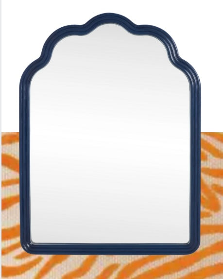 mirror for blue collegiate room