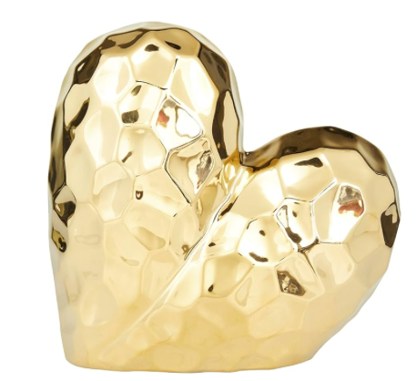 ACCESSORIES: Ceramic Heart Sculpture (Color Options)