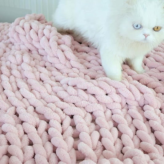 throw blanket chenille 