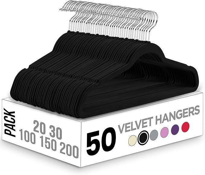 dorm velvet hangers 50 pack