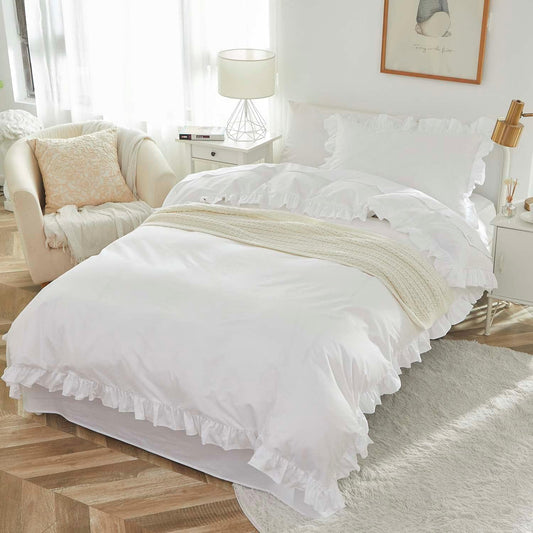DUVET COVER: Ruffle Duvet Cover