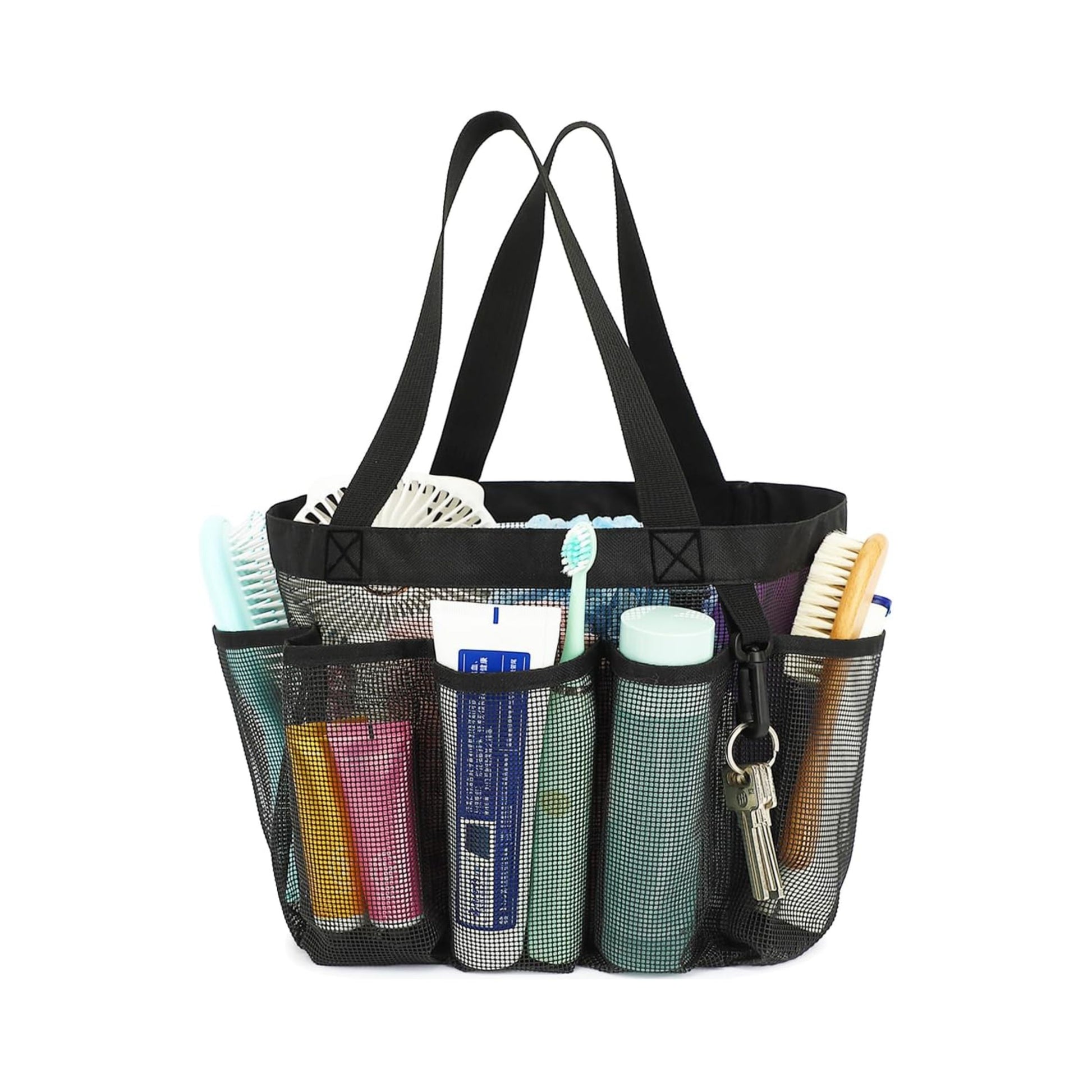 Dorm shower caddy with long handles