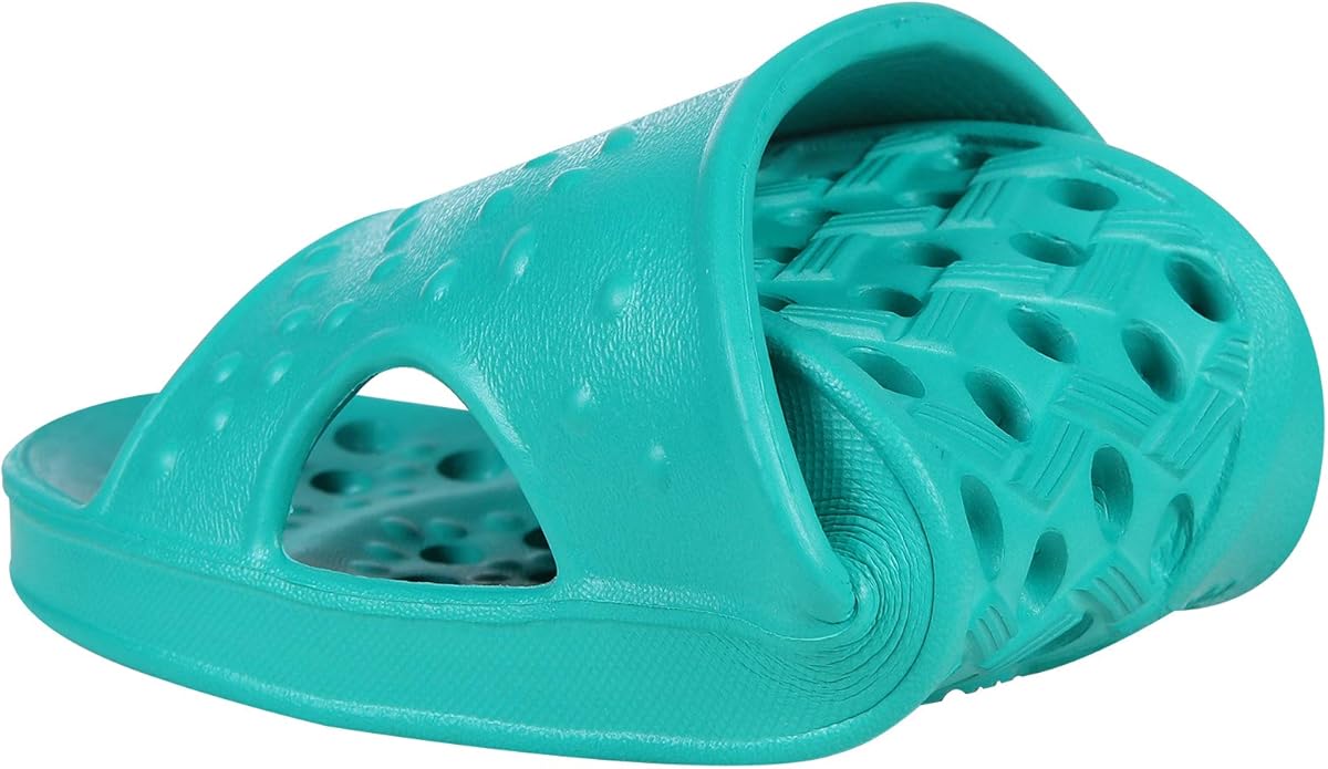 dorm anti-slip shower shoes in turqouise