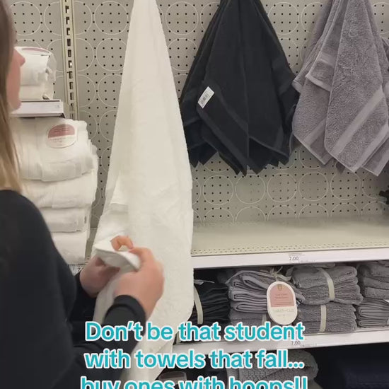 Dorm towel testing