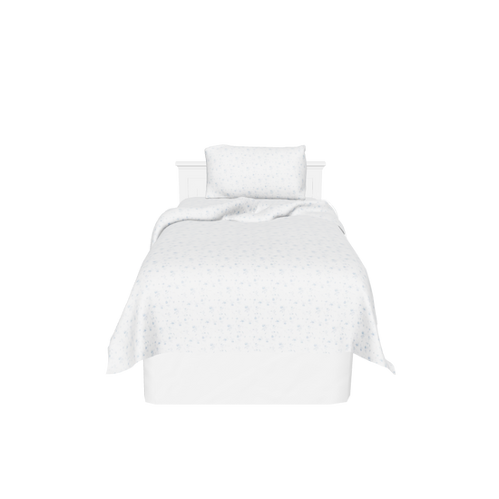 100% cotton, Target 400 thread count, sateen twin xl dorm sheets in floral 3D